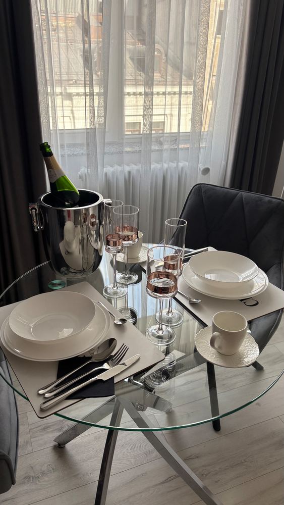 Table set for two
