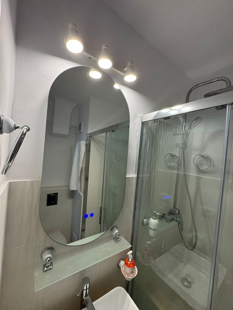 Bathroom with walk-in shower